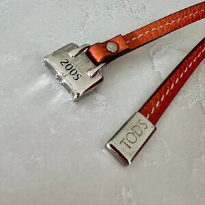 Tod's Diana D Bag Orange Leather 2005